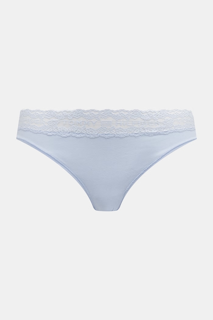 Tommy Hilfiger nohavičky dámske bavlnené s elastanom 3-pack UW0UW06338 modrá SS26