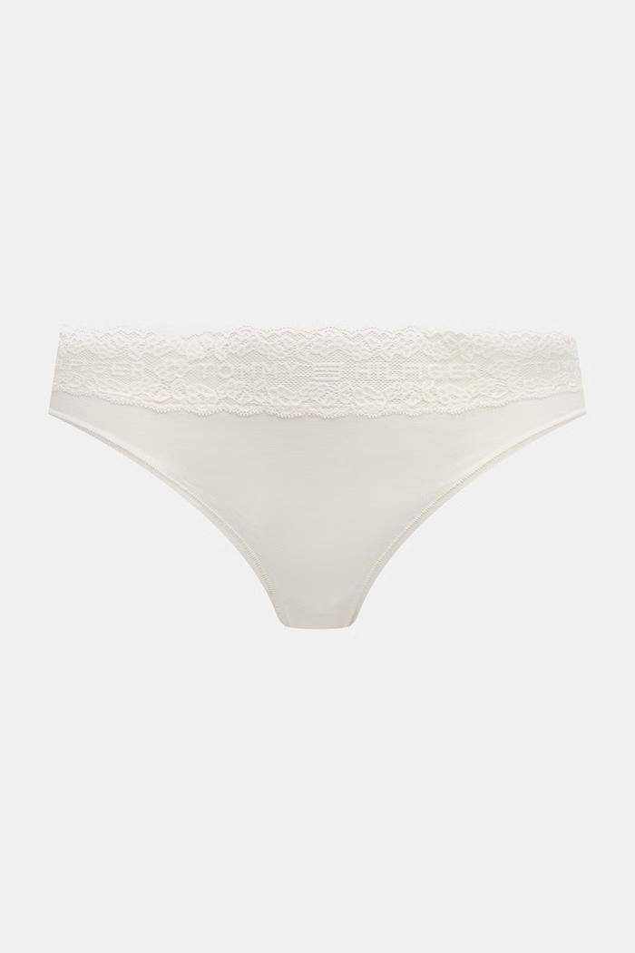 Tommy Hilfiger nohavičky dámske bavlnené s elastanom 3-pack modrá UW0UW06338