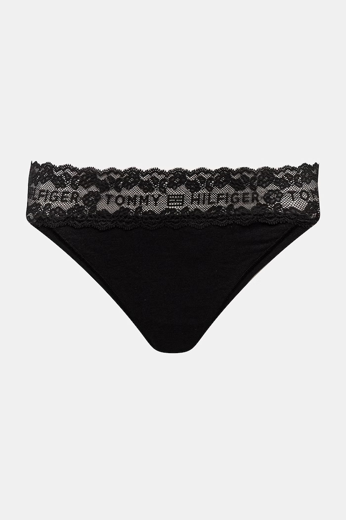 Tommy Hilfiger chiloți full brief pentru femei, din bumbac cu elastan pachet de 3 bej UW0UW06338