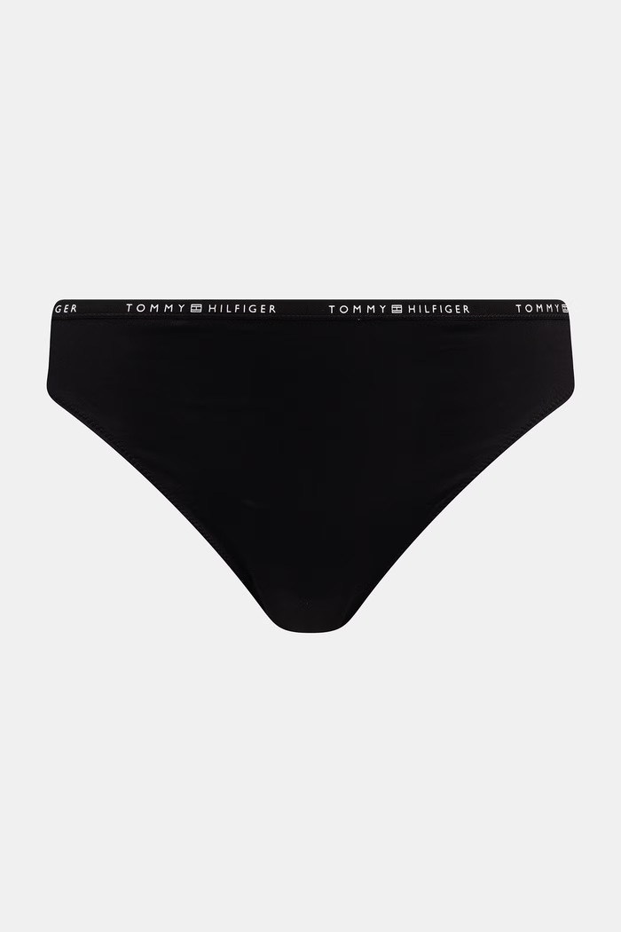 Tommy Hilfiger tangá dámske 5-pak UW0UW06343 čierna SS26