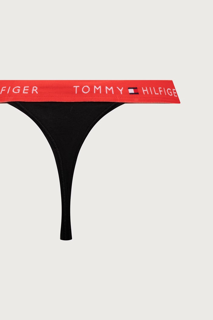 Tommy Hilfiger Stringi damskie bawełniane z elastanem 3-pack UW0UW06518