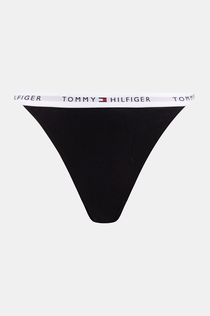 Oblečenie Tommy Hilfiger nohavičky dámske bavlnené s elastanom 5-pak UW0UW06579 čierna