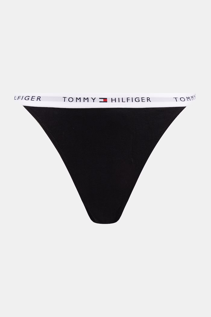 Oblečenie Tommy Hilfiger nohavičky dámske bavlnené s elastanom 5-pak UW0UW06579 čierna