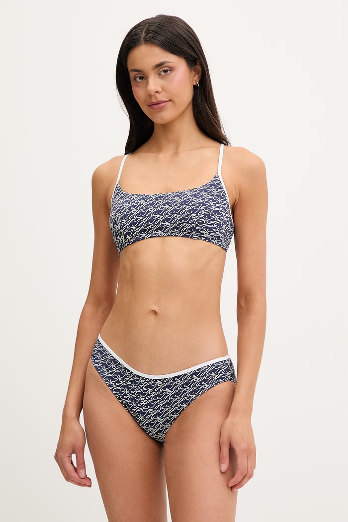 Tommy Hilfiger μπικίνι τοπ γυναικείο SUMMER UW0UW06459 σκούρο μπλε SS26