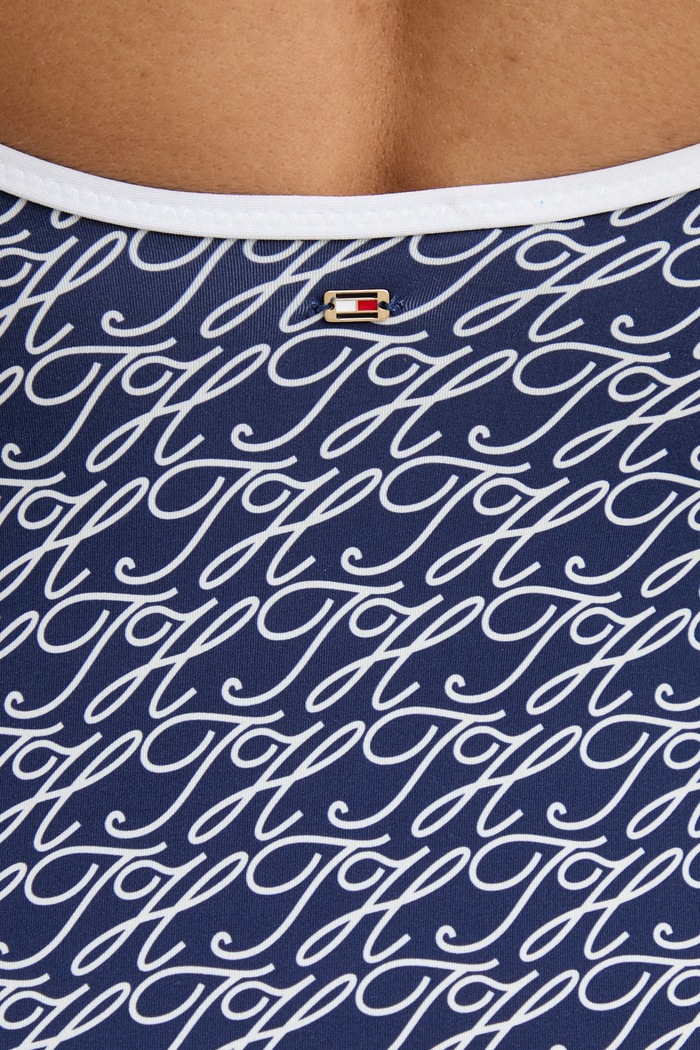 Tommy Hilfiger strój kąpielowy jednoczęściowy damski SUMMER UW0UW06539 granatowy