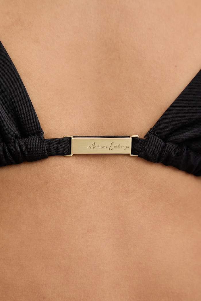 Armani Exchange biustonosz kąpielowy damski czarny XW002352.AF13650