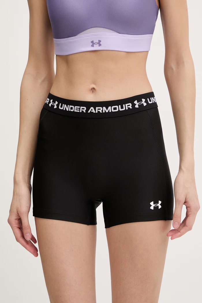 Under Armour pantaloni scurți sport pentru femei HeatGear negru 6010725