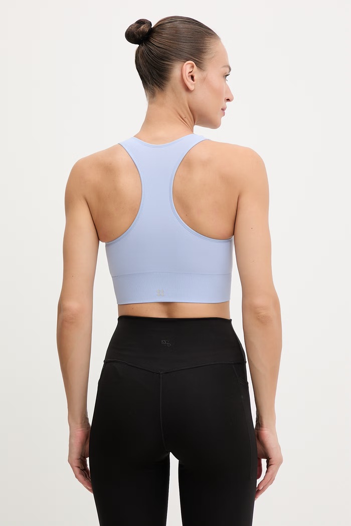 Oblačila Sweaty Betty športni nedrček Stamina Soft Touch SB10238 modra
