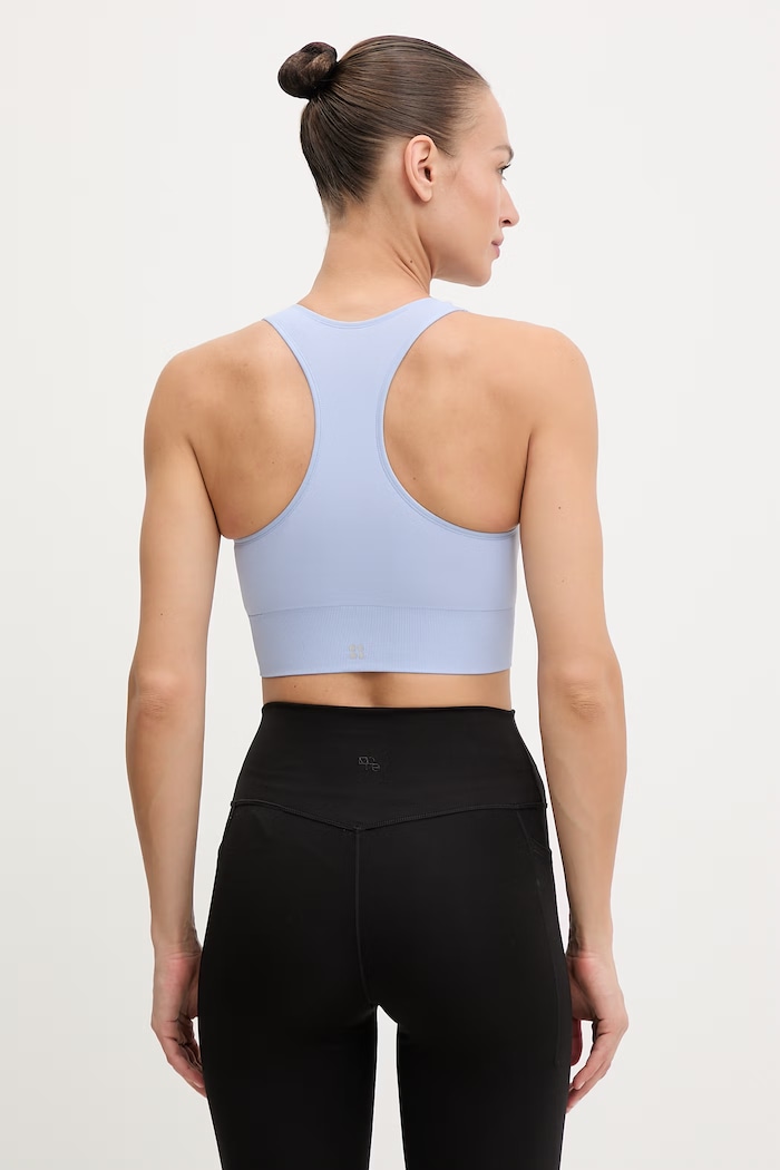 Oblačila Sweaty Betty športni nedrček Stamina Soft Touch SB10238 modra