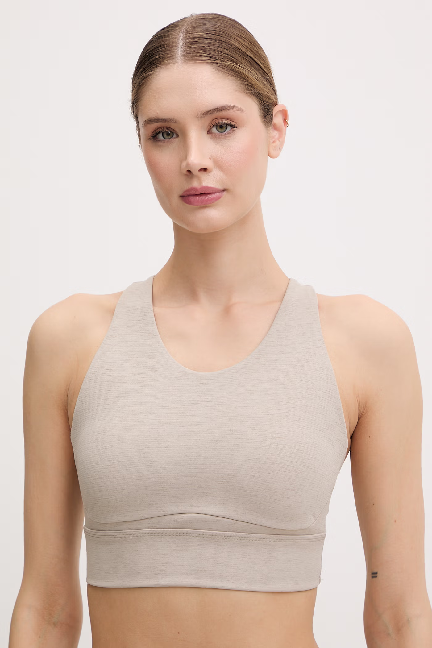 Sweaty Betty biustonosz sportowy Soft Move beżowy SB10506B