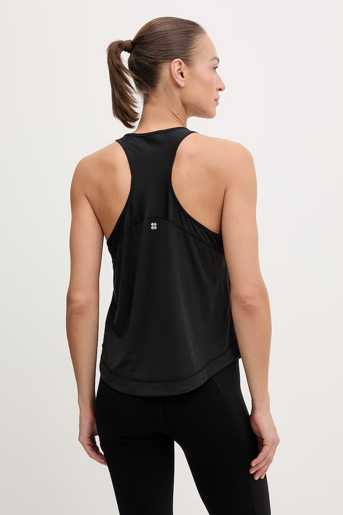 Abbigliamento Sweaty Betty top da donna Breathe Easy SB9895 nero