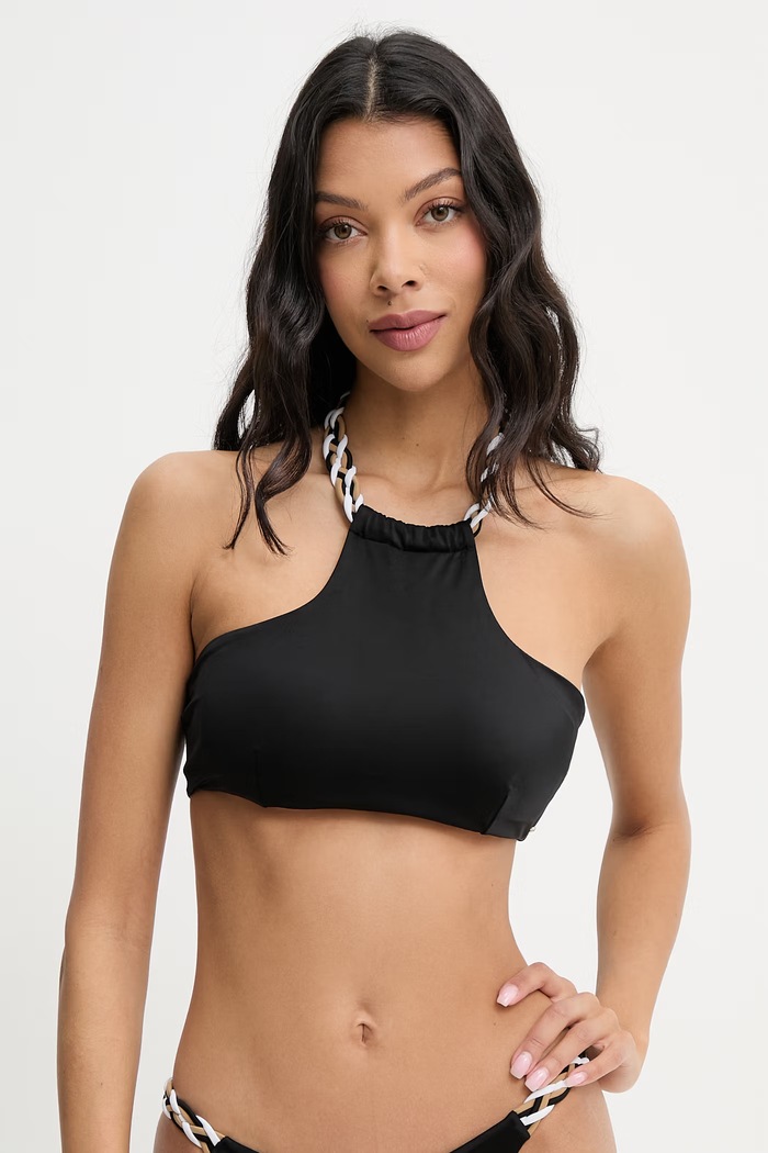 BOSS plavková podprsenka dámská BRALETTE_BOSS BRAID černá 50561278