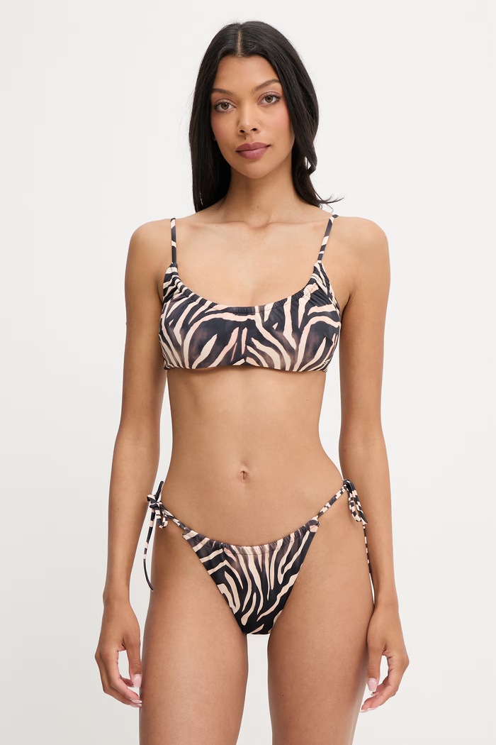 HUGO biustonosz kąpielowy damski FANCY_Bralette 50561287 beżowy SS26
