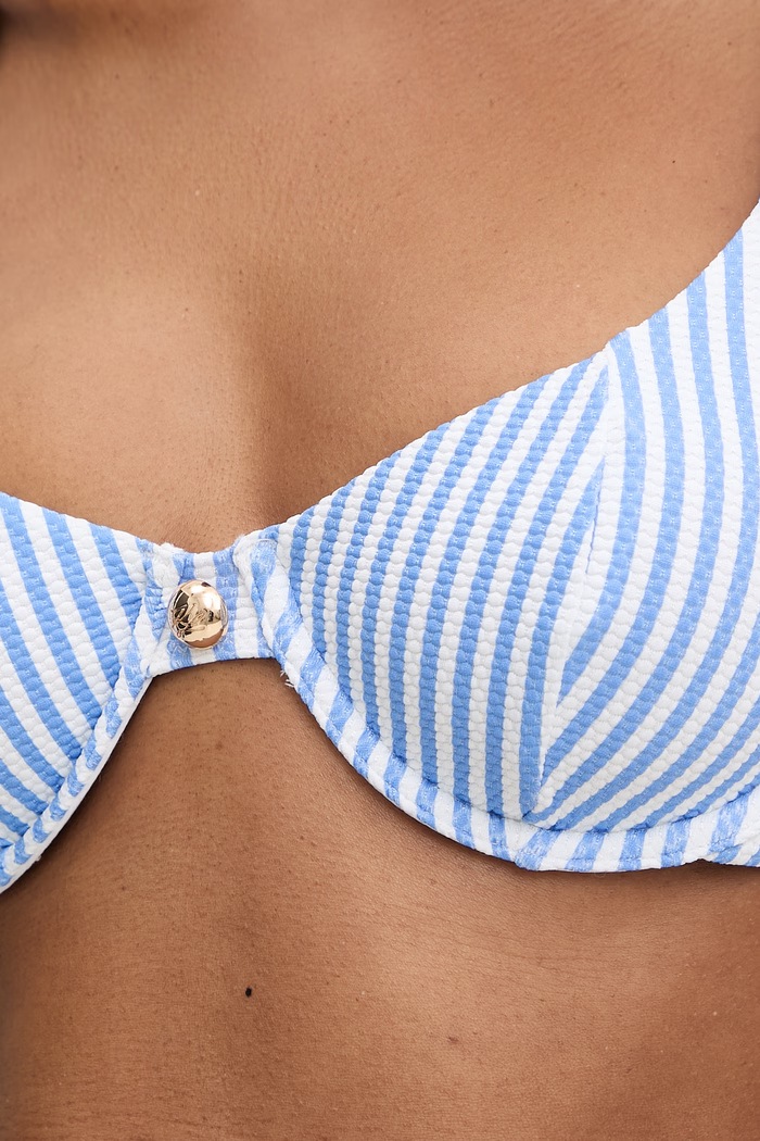Karl Lagerfeld sutien de baie pentru femei HOTEL KARL albastru B2W46006