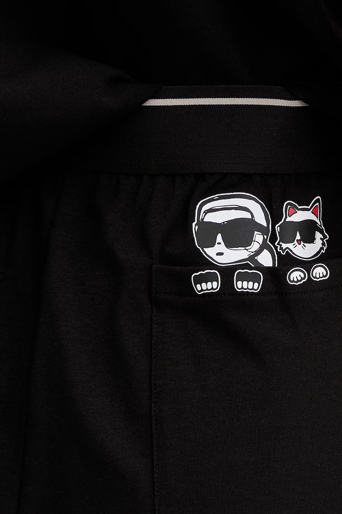 Karl Lagerfeld pizsama női pamut elasztánnal IKON B2W45005