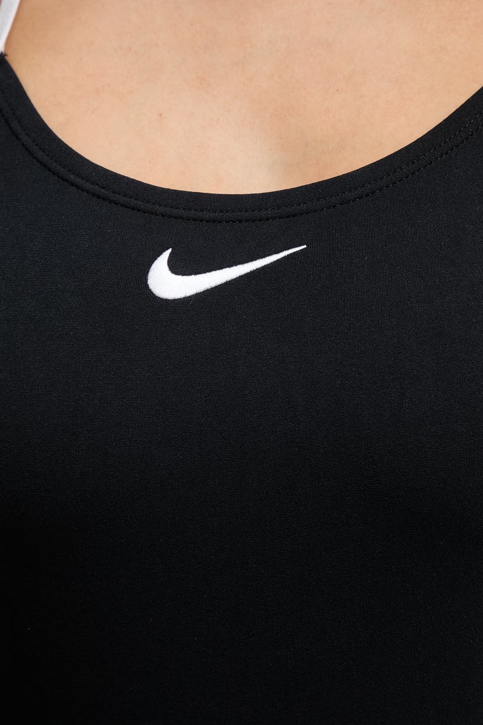 Nike strój kąpielowy jednoczęściowy damski NESSG031 czarny