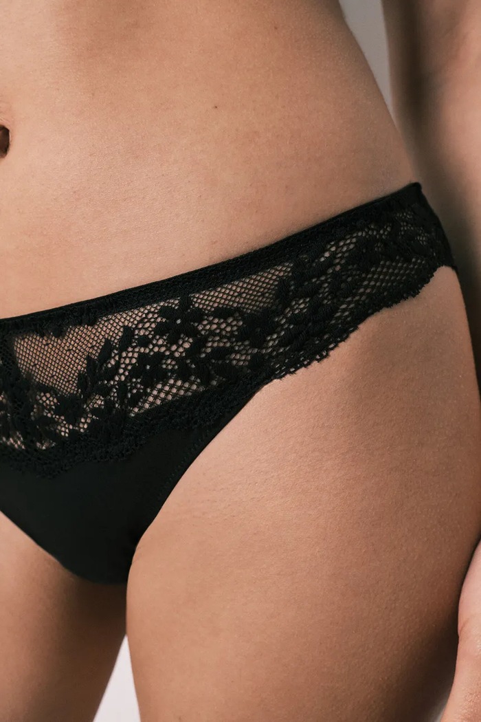 Women'secret chiloți full brief pentru femei, cu modal negru 8323113
