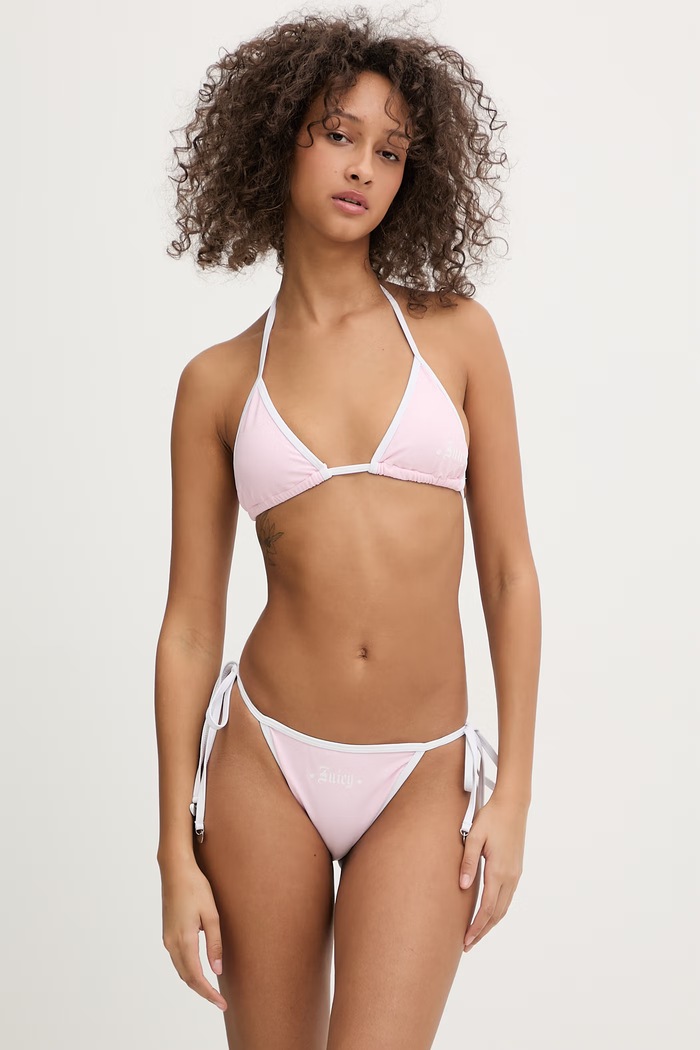 Juicy Couture strój kąpielowy dwuczęściowy damski TAIHTI różowy JCITS126201