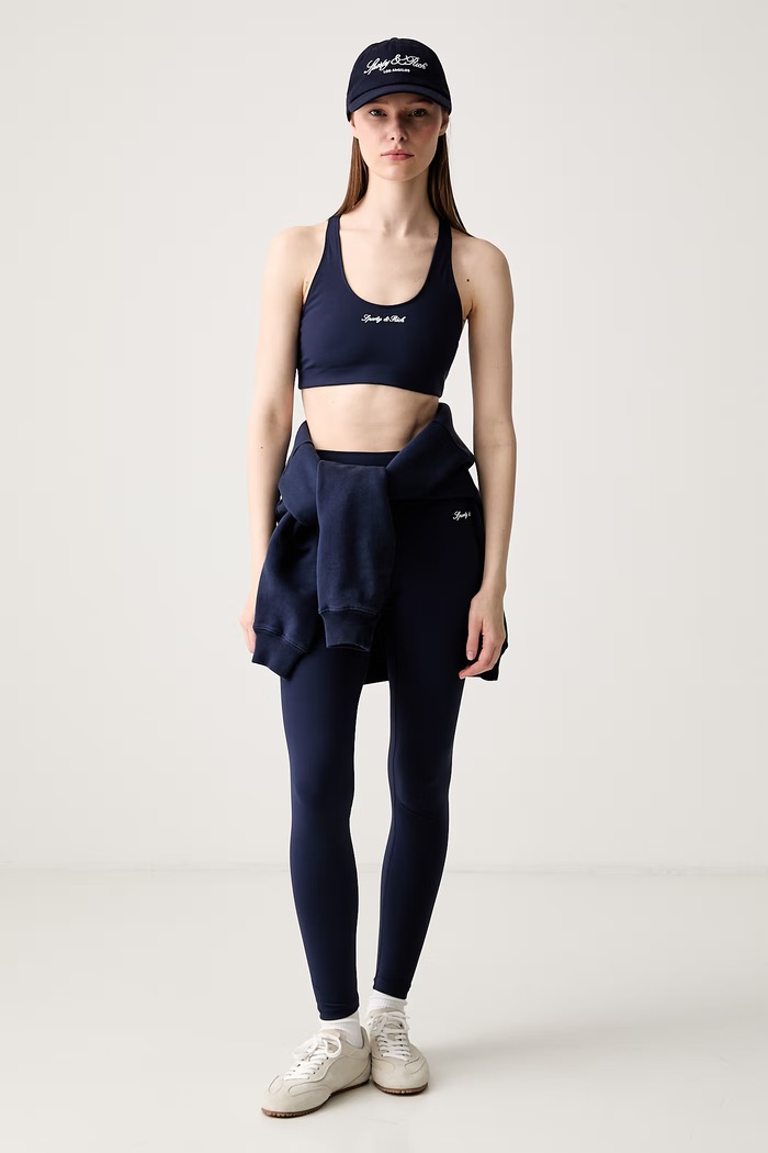 Sporty & Rich Signature Logo reggiseno sportivo TO00375326BL106