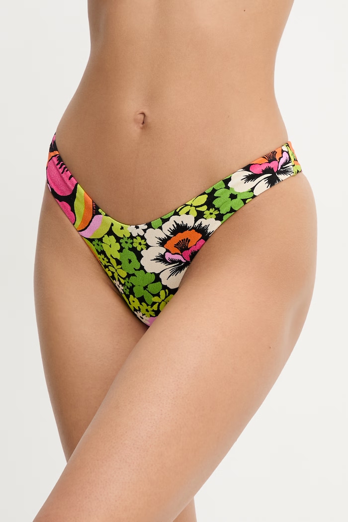 Rip Curl chiloți brazilieni de baie pentru femei FARM RIO negru 0ZZWSW