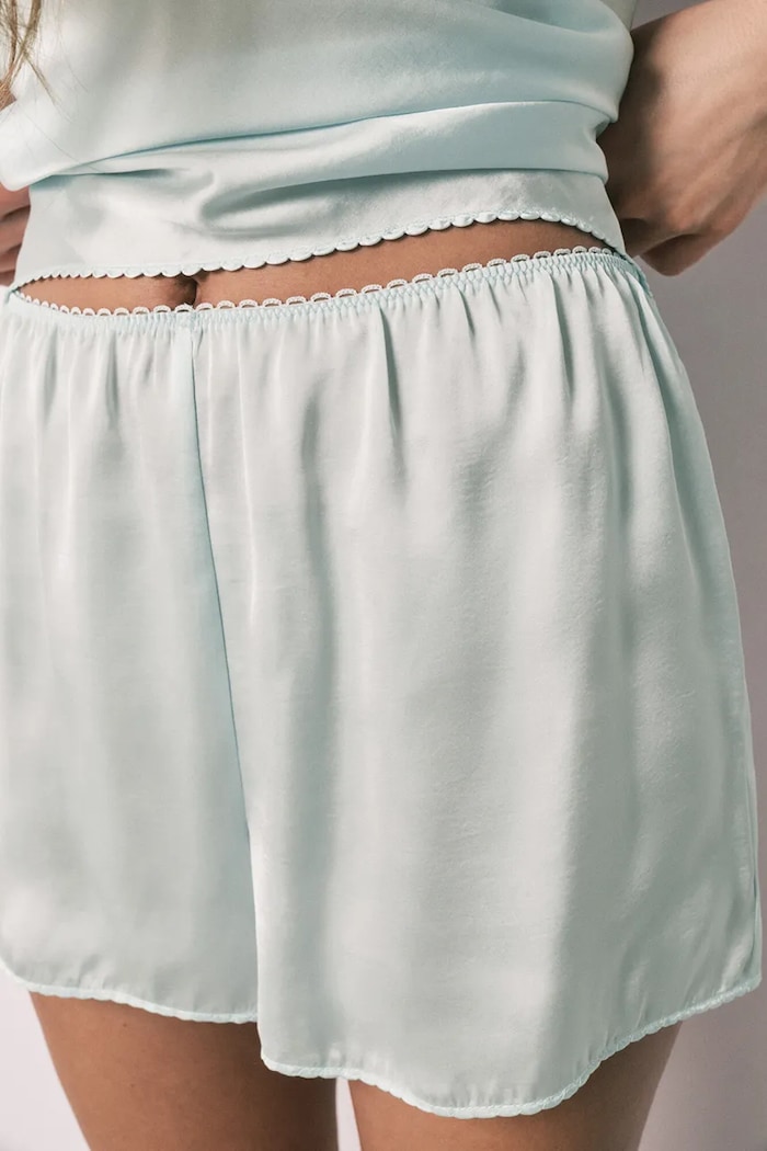 Women'secret pijama din două piese pentru femei 2543708 verde