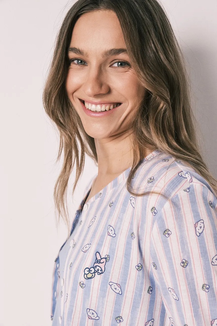 Women'secret compleu loungewear pentru femei, cu vâscoză albastru 3133500