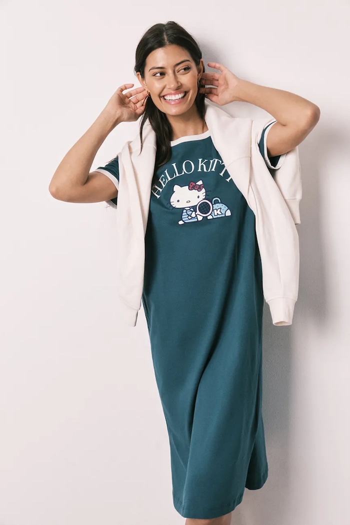 Îmbrăcăminte Women'secret cămașă de pijama pentru femei, din bumbac 4443621 verde