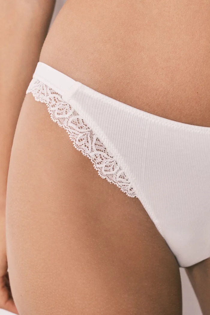 women'secret figi damskie biały 4633541