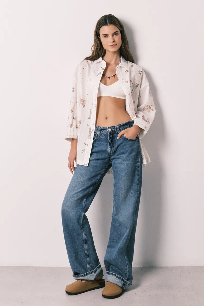 Îmbrăcăminte women'secret cămașă de pijama pentru femei, din bumbac 4923663 bej
