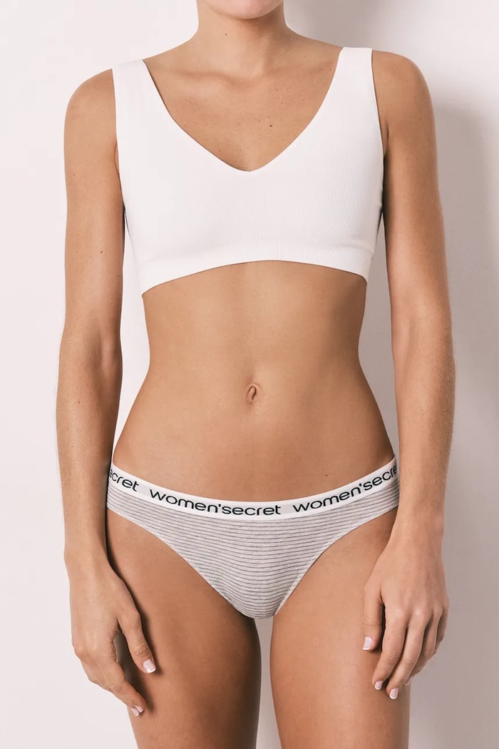 Îmbrăcăminte women'secret chiloți de pentru femei, din bumbac pachet de 7 4933663 gri