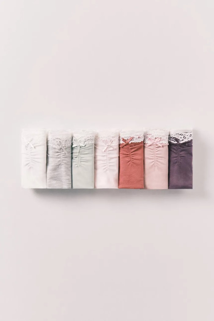 women'secret chiloți pentru femei, din bumbac pachet de 7 multicolor 4933664
