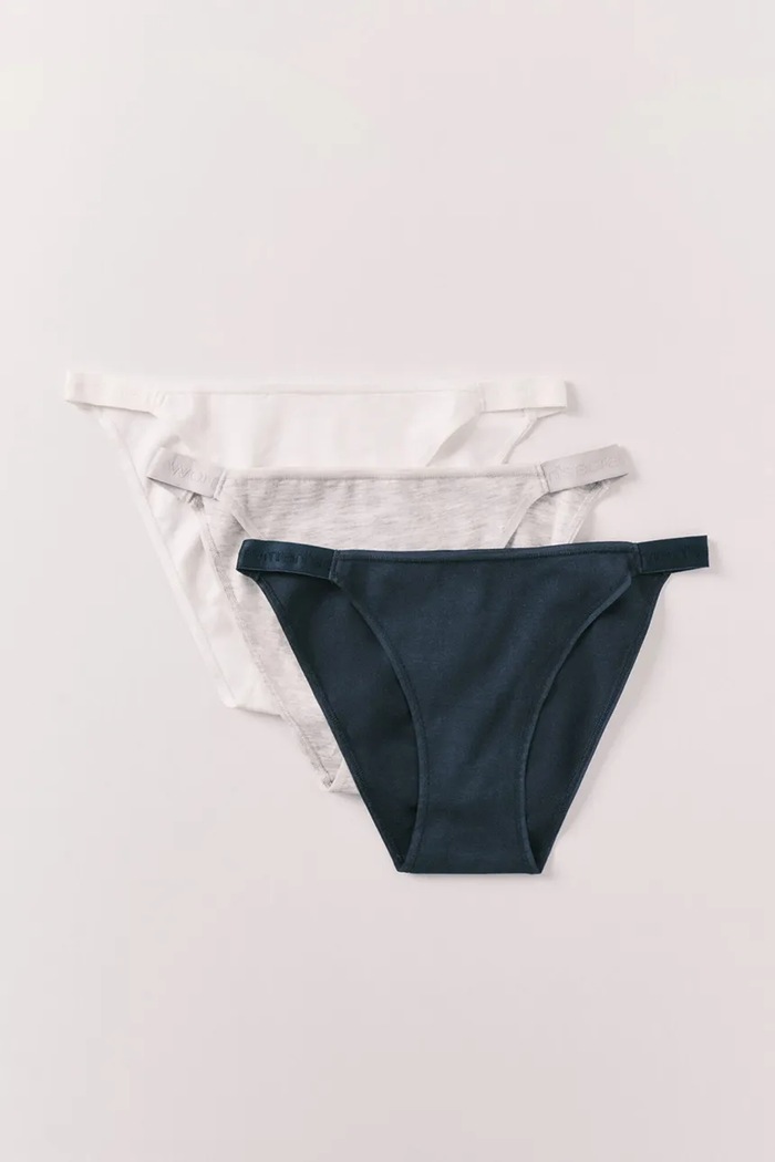 women'secret chiloți de pentru femei, din bumbac pachet de 3 4933669 gri SS26