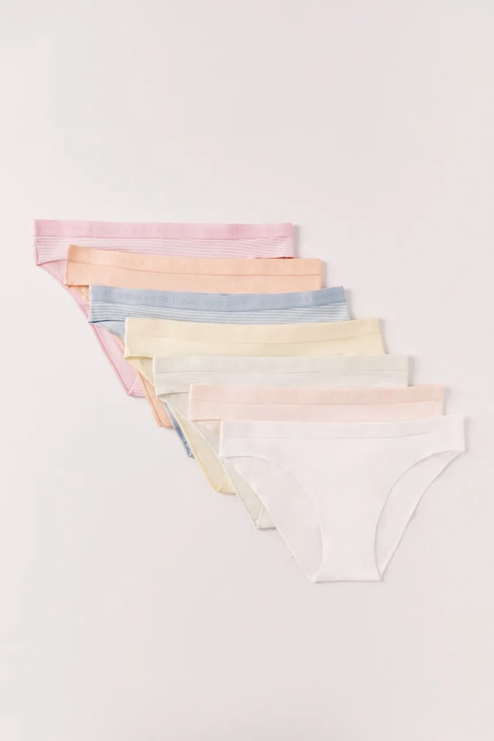 women'secret chiloți pentru femei, din bumbac pachet de 7 4933672 multicolor SS26