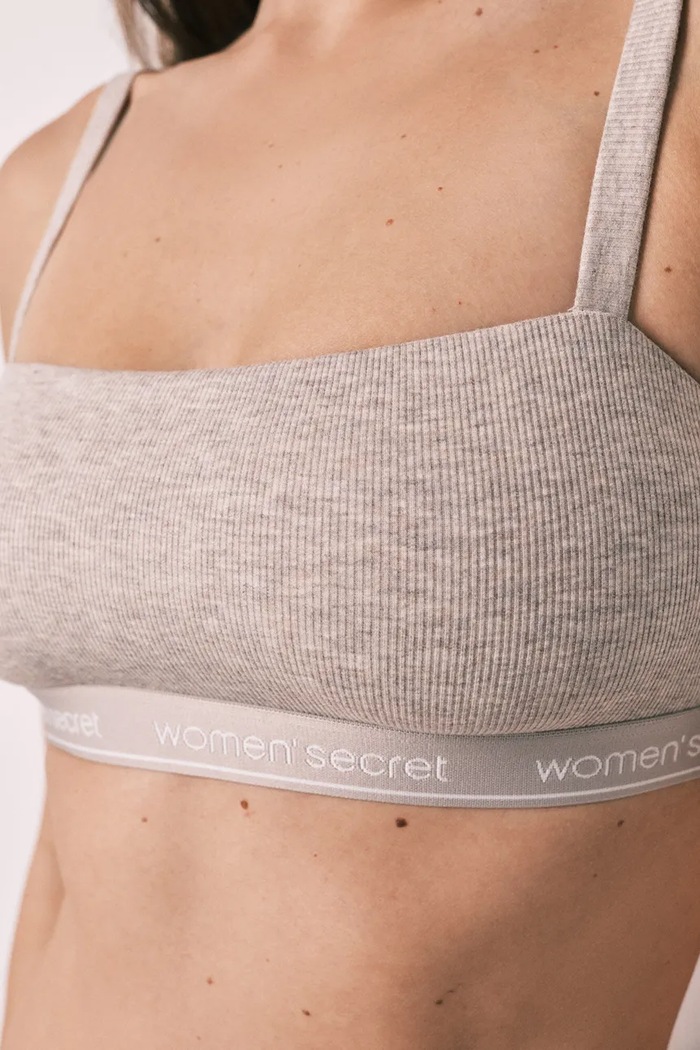 women'secret podprsenka s viskózou sivá 5053889