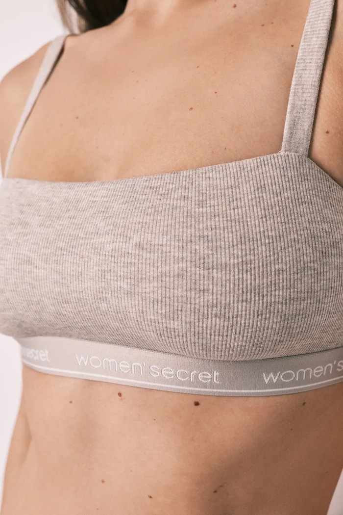 women'secret podprsenka s viskózou sivá 5053889