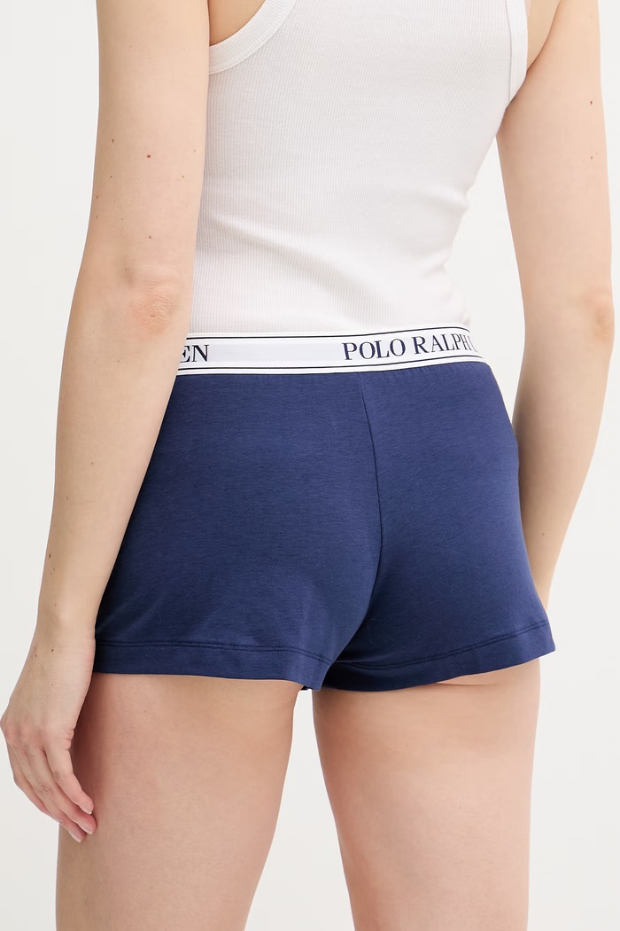 Odzież Polo Ralph Lauren szorty piżamowe damskie z bawełny 4P0781 granatowy
