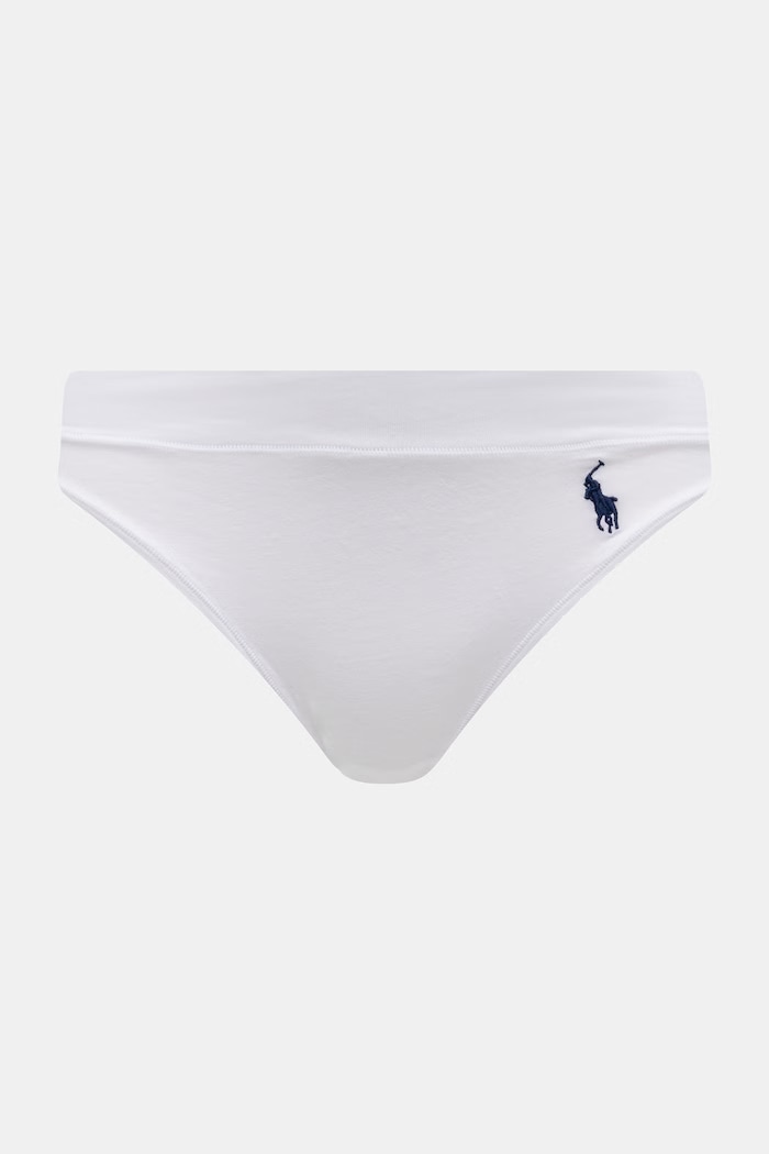 Polo Ralph Lauren nohavičky dámske s bavlnou 3-pak 4P0827 biela SS26