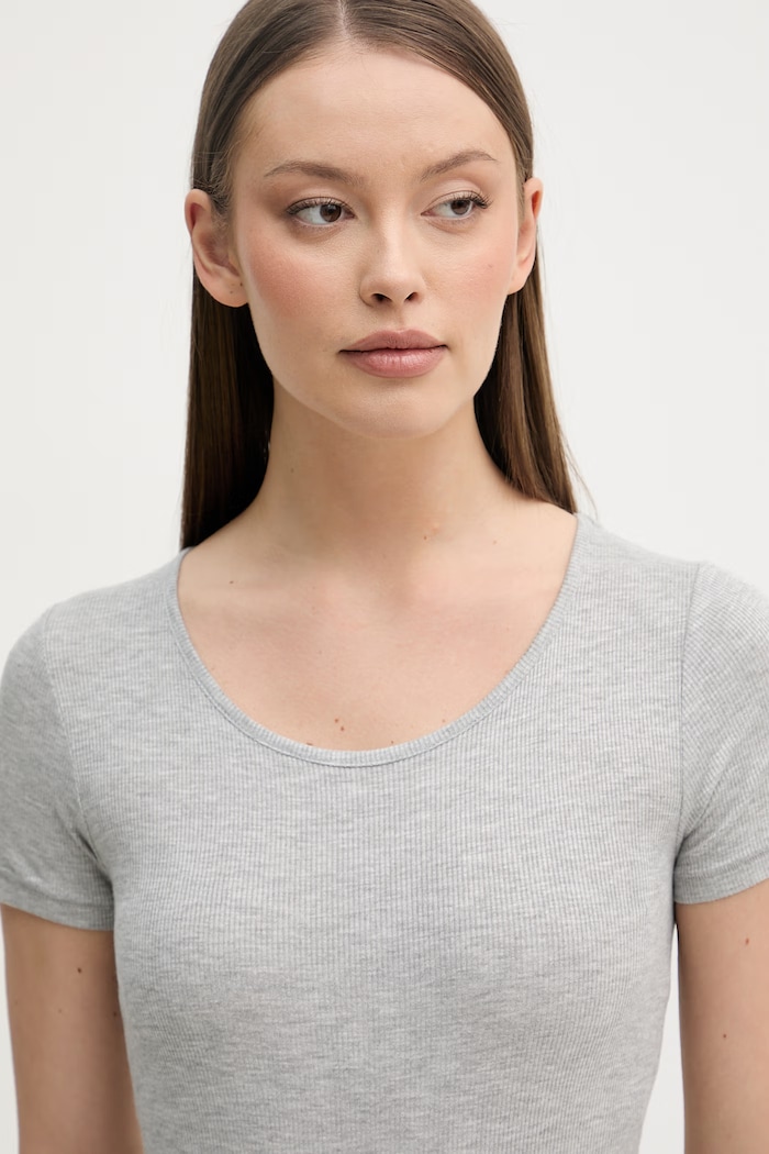 United Colors of Benetton body damskie z wiskozy 3P2Y3B006 szary