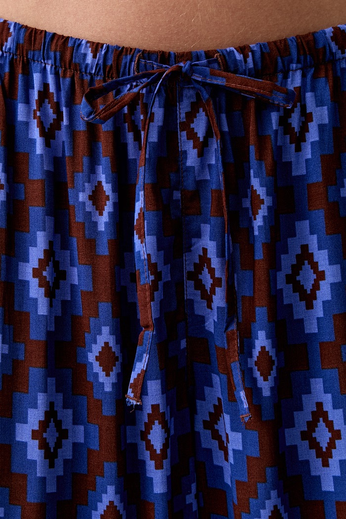 Oblečení United Colors of Benetton plážové kalhoty dámské 4YCF5F00D námořnická modř