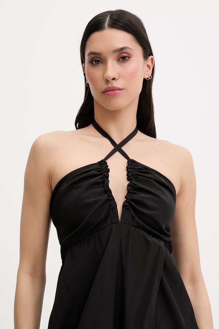 Liu Jo plážové šaty dámske čierna VA6110.T2920