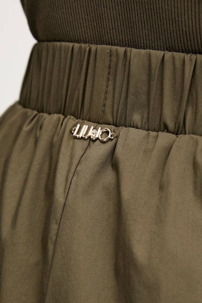 Liu Jo pantaloni scurți de plajă pentru femei verde VA6128.TS330