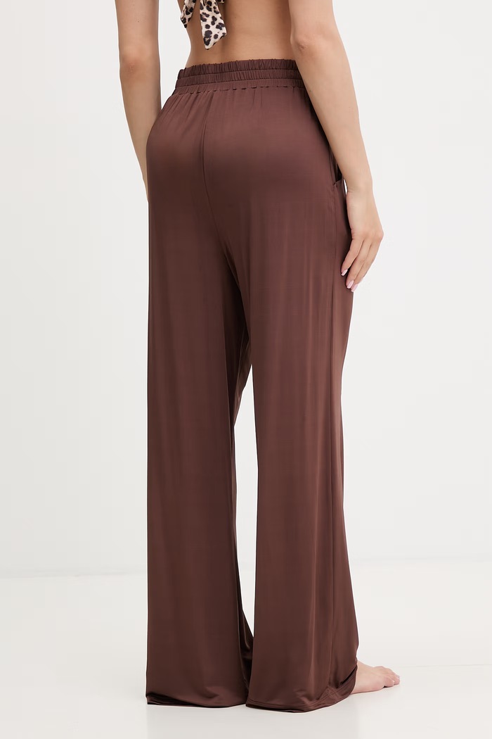 Îmbrăcăminte Liu Jo pantaloni de plajă pentru femei VA6157.J3888 maro