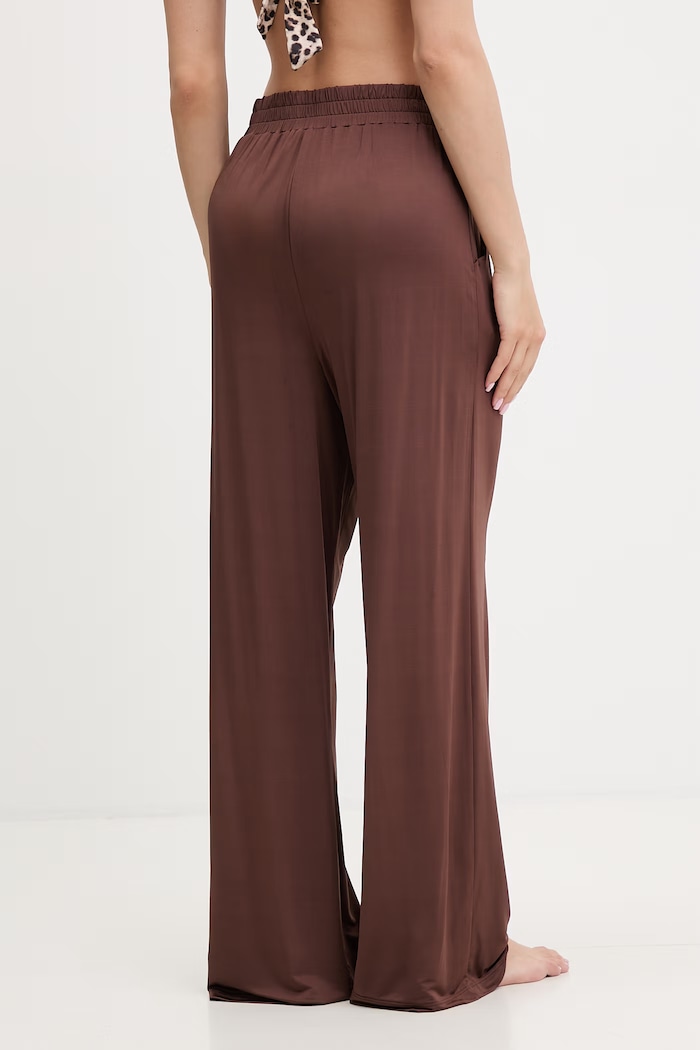 Îmbrăcăminte Liu Jo pantaloni de plajă pentru femei VA6157.J3888 maro