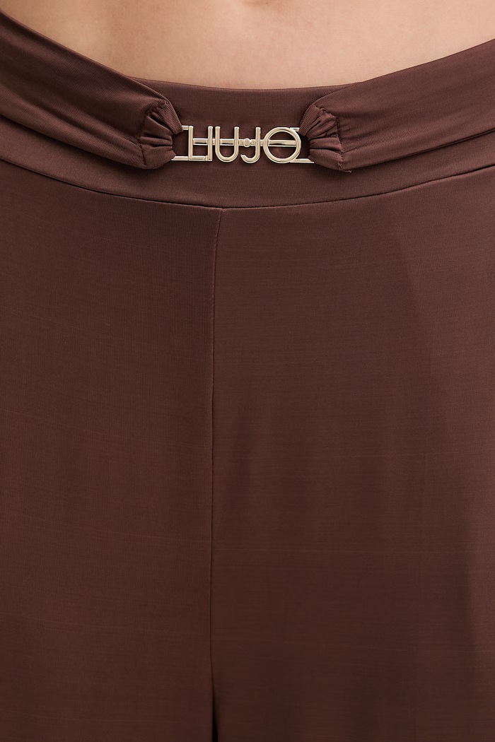 Liu Jo pantaloni de plajă pentru femei maro VA6157.J3888