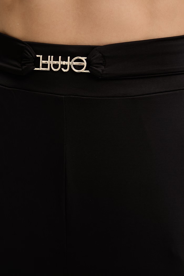 Liu Jo pantaloni de plajă pentru femei negru VA6157.J3888