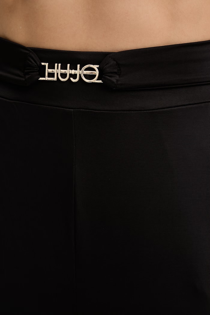 Liu Jo pantaloni de plajă pentru femei negru VA6157.J3888