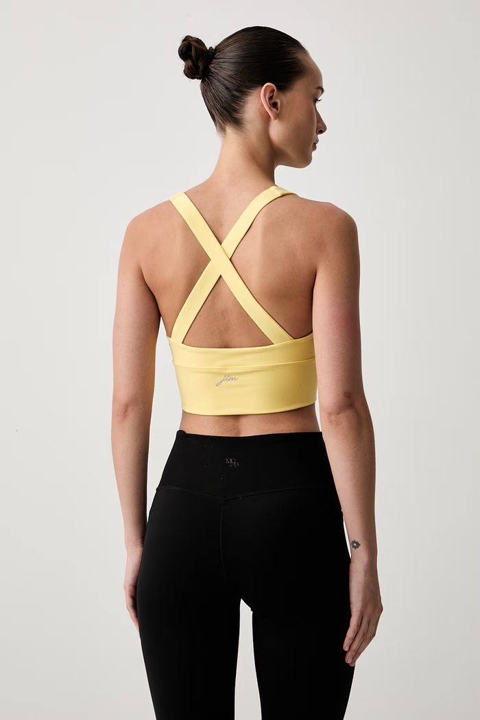 Odzież JOYINME biustonosz sportowy line.bra żółty