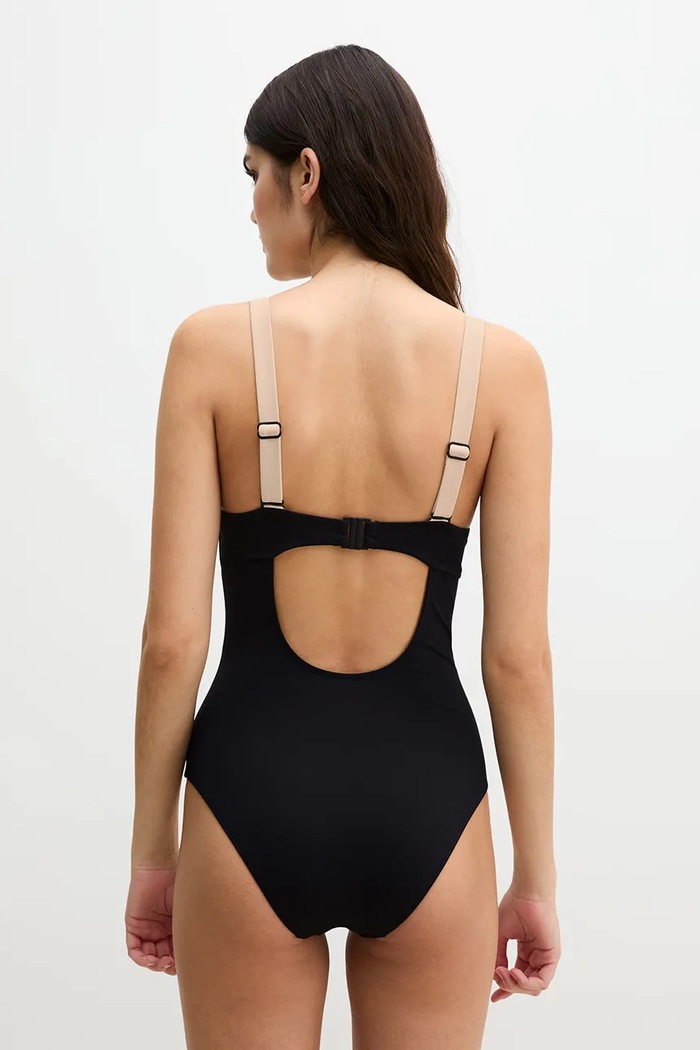Marc O'Polo strój kąpielowy jednoczęściowy damski 10226592 czarny SS26