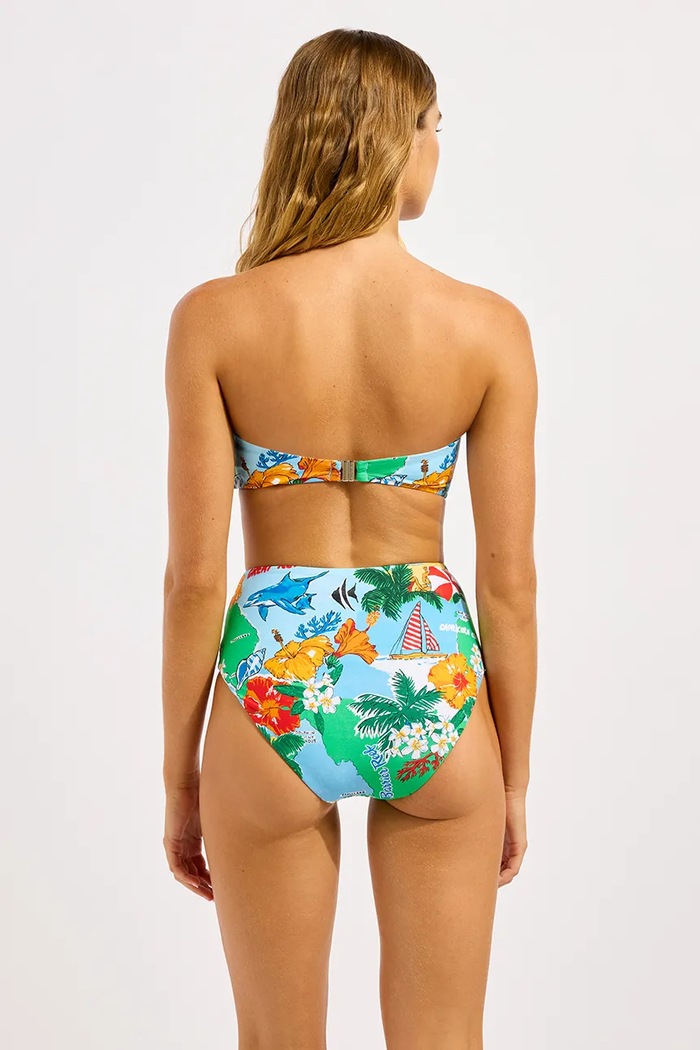 Seafolly bikini alsó női High Waisted Pant 40646.302 többszínű SS26