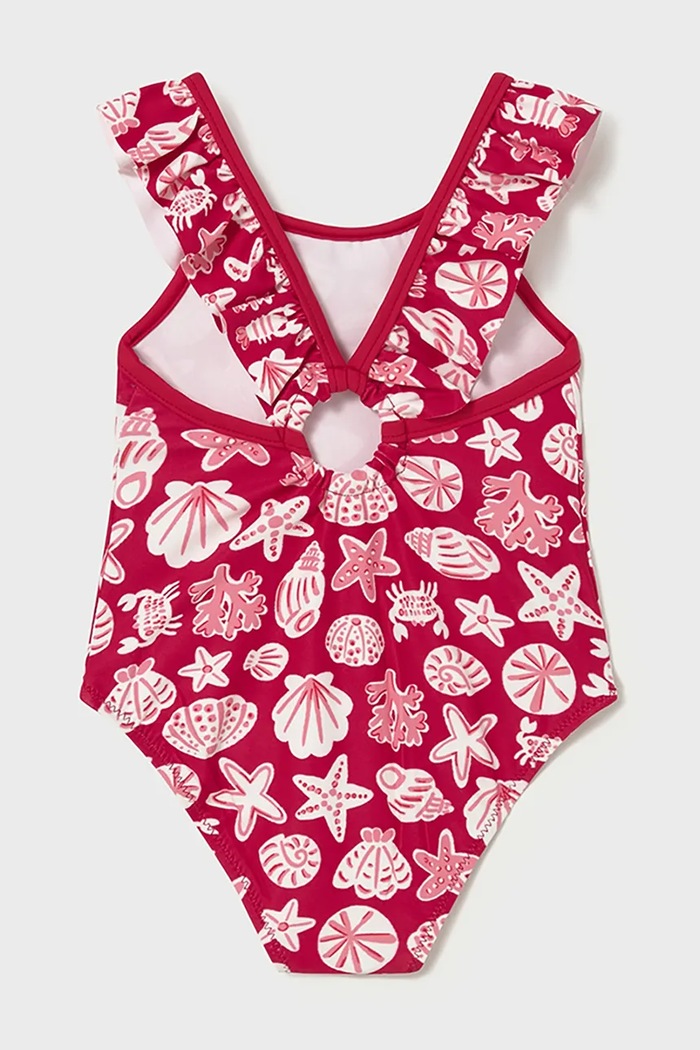 Детский слитный купальник Mayoral 1754.4N.Baby.PPY2 красный SS26